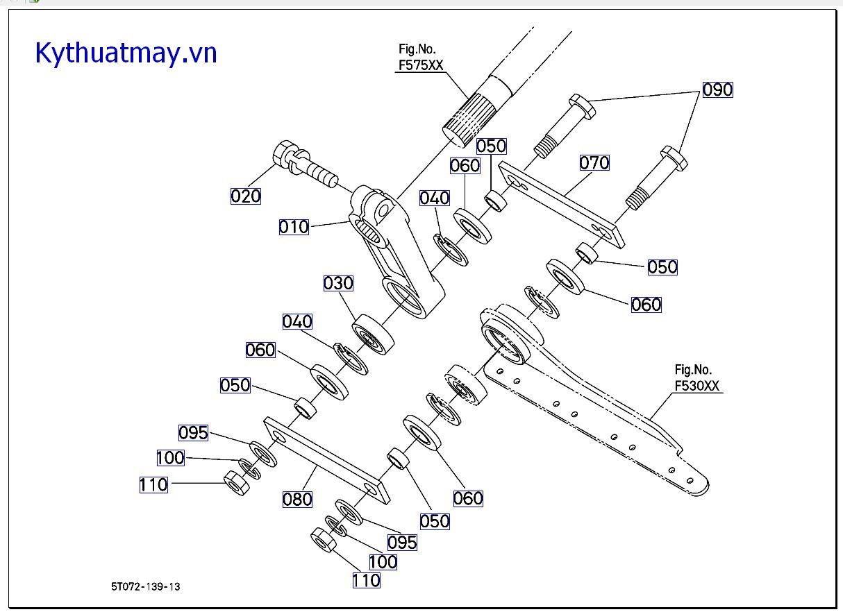 Cánh tay truyền động lưỡi cắt  nhỏ hơn 507066